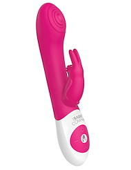 Front view of THE THUMPER RABBIT PINK PULSATING VIBRATOR
