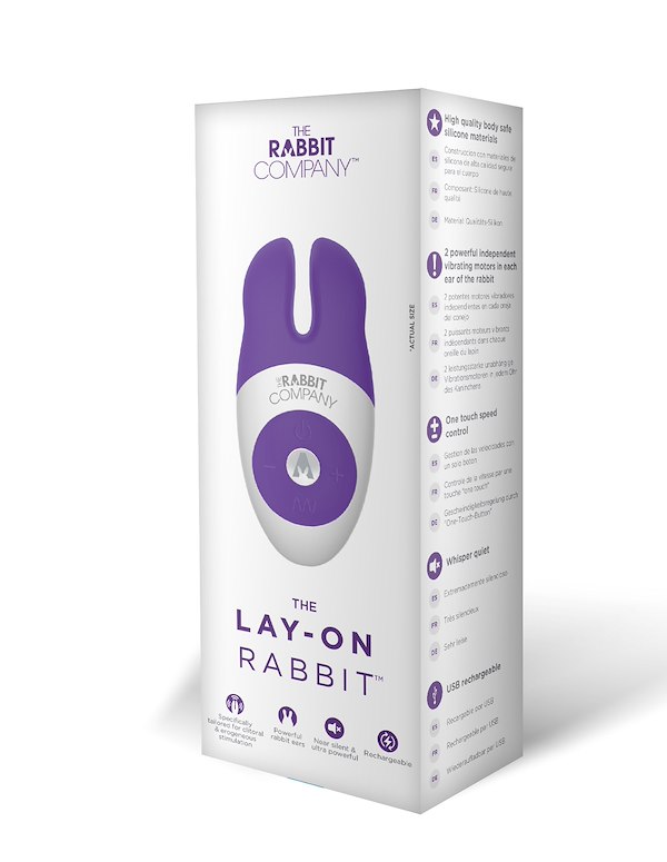 Lay On Rabbit Vibrator ALT3 view Color: PR