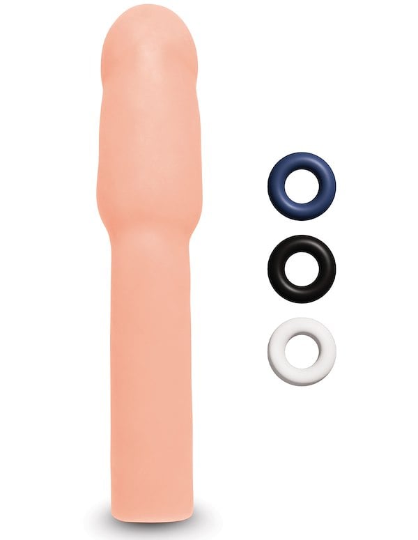 Size Up 4 Inch Realistic Penis Extender ALT2 view Color: VA