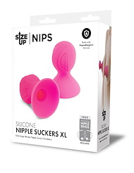 Alternate back view of SIZE UP PINK SILICONE NIPPLE SUCKERS