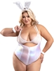 Additional WHITE view of product BUNNY HILLS PLUS SIZE BEDROOM COSTUME with color code WH