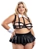 Additional BLACK view of product WICKED THOUGHTS PLUS SIZE BEDROOM COSTUME with color code BK