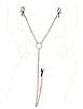 Additional SILVER/BLACK view of product KINK & CONSENT - ALLIGATOR NIPPLE AND CLIT CLAMPS with color code SBK