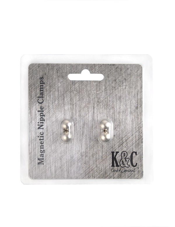 KINK & CONSENT - MAGNETIC NIPPLE CLAMPS ALT2 view Color: SL