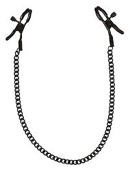 Alternate back view of KINK & CONSENT - ALLIGATOR CLAMPS WITH CHAINS