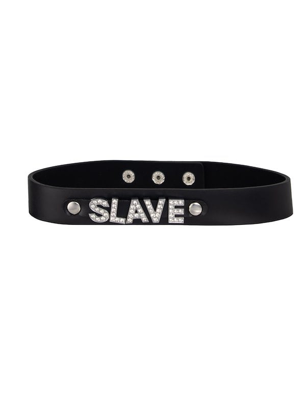 Kink & Consent - Slave Collar ALT1 view Color: BKS