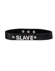 Alternate back view of KINK & CONSENT - SLAVE COLLAR