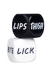 Additional BLACK/WHITE view of product KINK & CONSENT - SEX DICE with color code BW