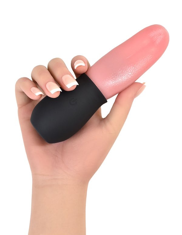 Licked Tongue Vibrator ALT3 view Color: PKB