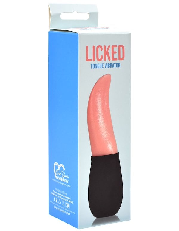 Licked Tongue Vibrator ALT4 view Color: PKB