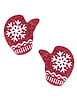 Additional RED/WHITE view of product NIPZTIX WINTER MITTEN PASTIES with color code RWH