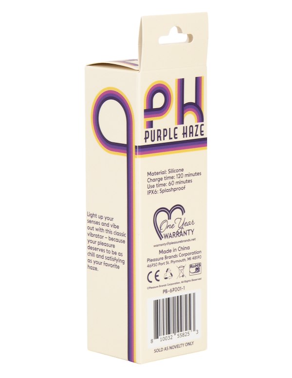 PURPLE HAZE - RECHARGEABLE VIBE ALT7 view Color: PR