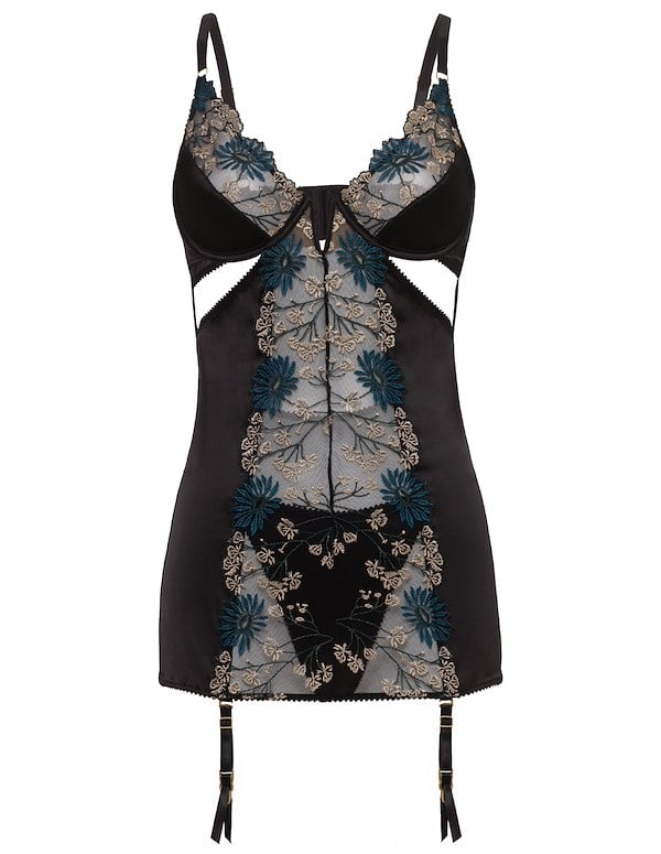 Alani Embroidered Babydoll ALT5 view Color: BK