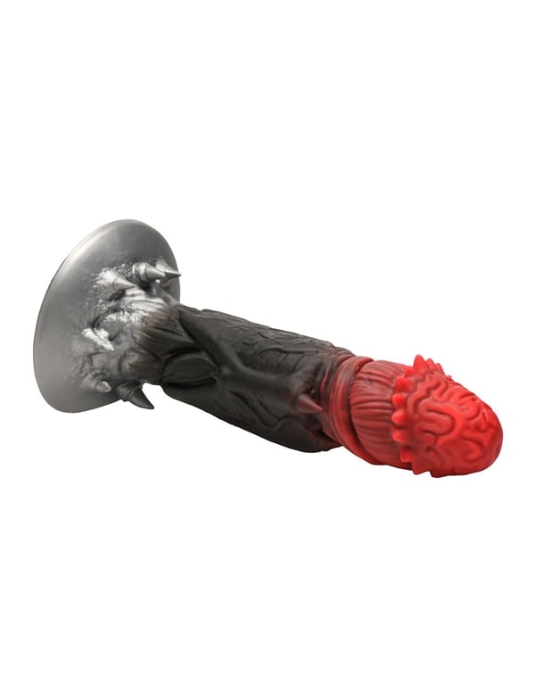Creature Cocks Count Cockula Silicone Dildo ALT3 view Color: RB