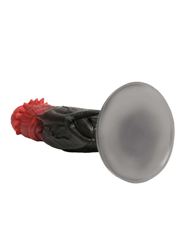 Creature Cocks Count Cockula Silicone Dildo ALT4 view Color: RB