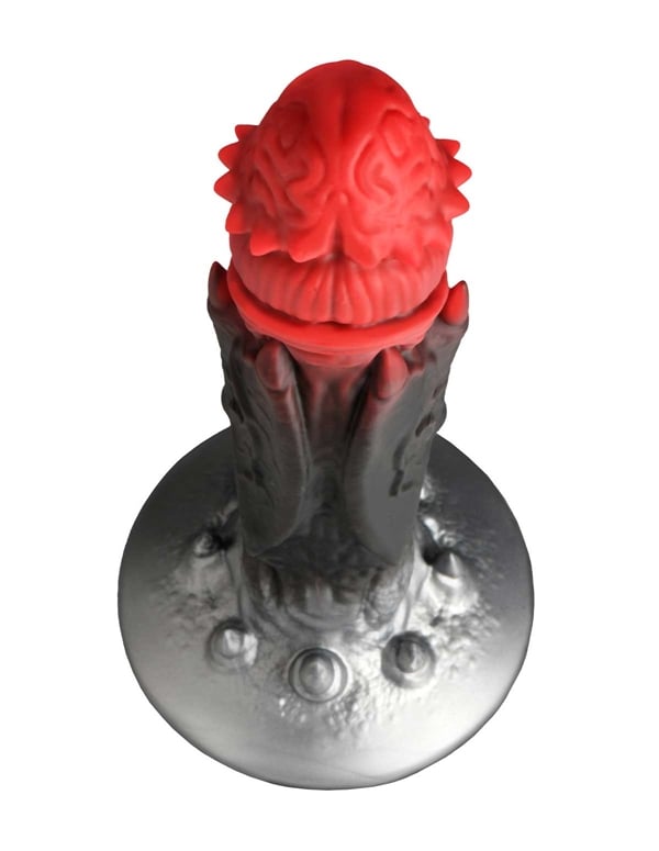 Creature Cocks Count Cockula Silicone Dildo ALT6 view Color: RB