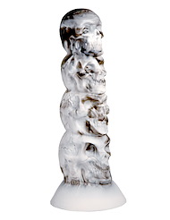 Alternate back view of CREATURE COCKS TOWER OF DOOM SILICONE DILDO