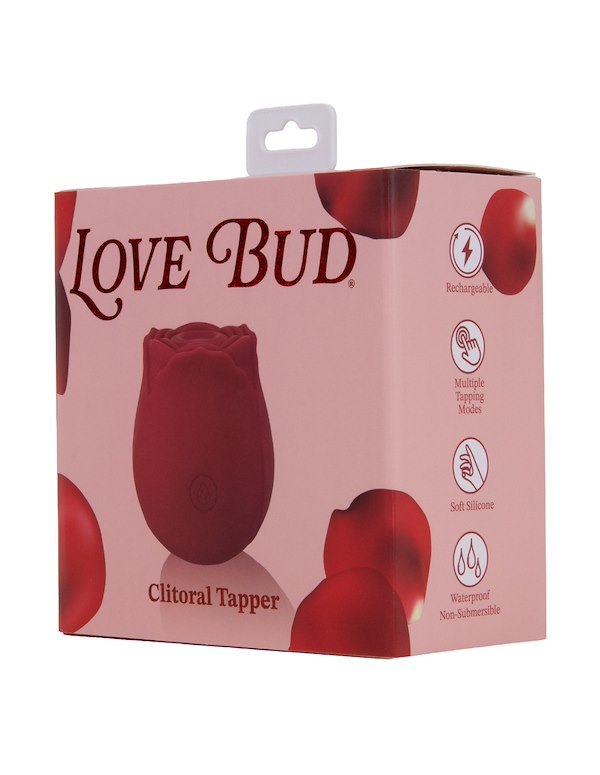 LOVE BUD - ROSE CLITORAL TAPPER ALT6 view Color: RD