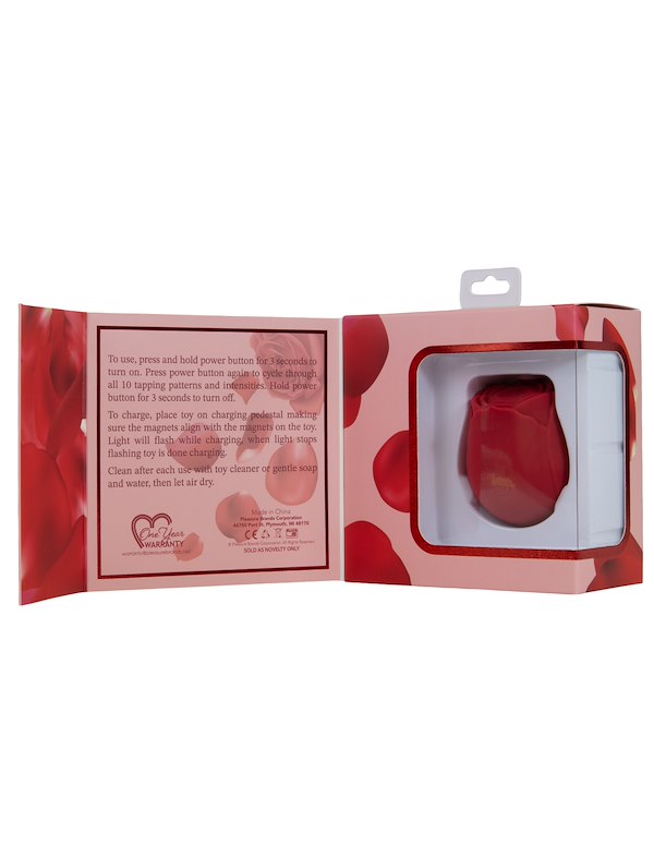 LOVE BUD - ROSE CLITORAL TAPPER ALT9 view Color: RD