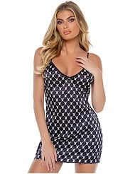 Front view of PLAYBOY LOGO CHEMISE