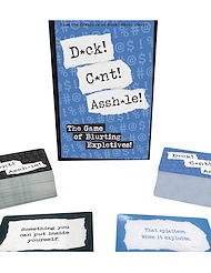 Alternate front view of DICK! CUNT! ASSHOLE! GAME