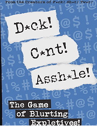 Alternate back view of DICK! CUNT! ASSHOLE! GAME