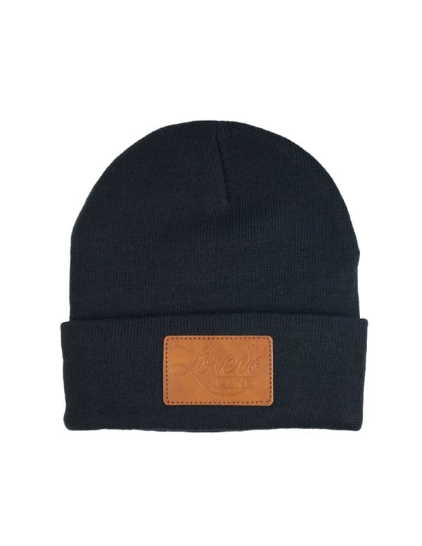 Lovers Lane Black Beanie ALT1 view Color: BK