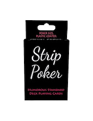Alternate back view of STRIP POKER CARDS