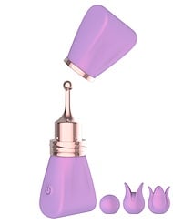 Front view of SWEET & DISCREET - TRAVEL PEN TEASER W/ ATTACHMENTS