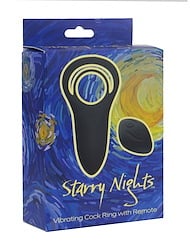 Alternate back view of STARRY NIGHTS - VIBRATING COCK RING W/ REMOTE
