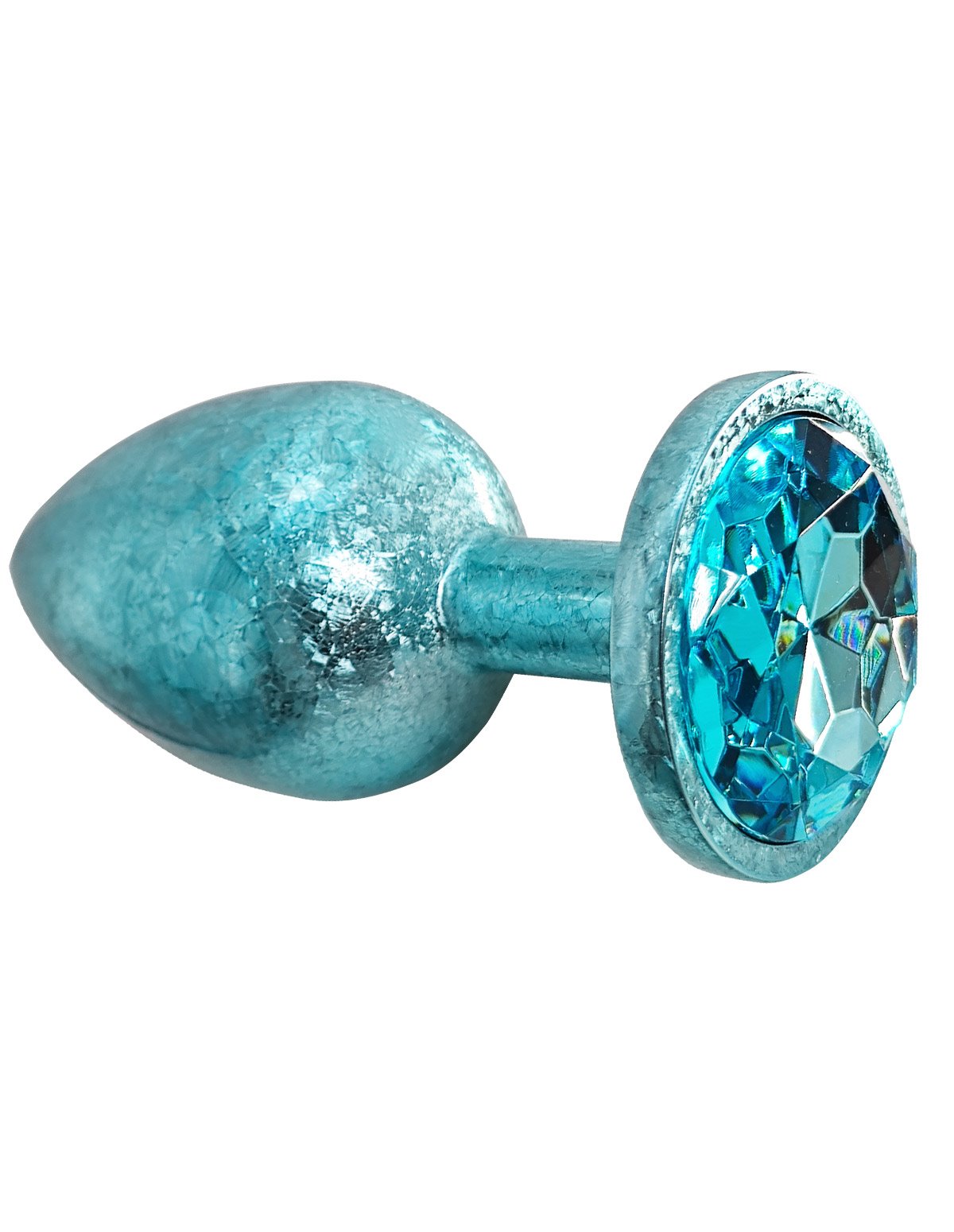 alternate image for FEM GEM - FOIL EDITION - BLUE PLUG W/ BLUE GEM