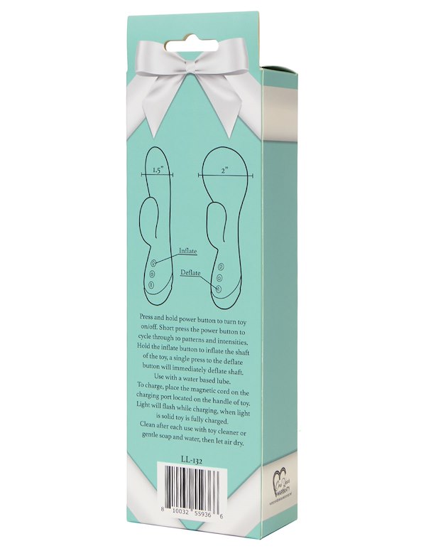 TIFFANY INFLATABLE VIBRATOR ALT9 view Color: BL