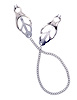 Additional SILVER view of product KINK & CONSENT - ADVANCED BUTTERFLY NIPPLE CLAMPS with color code SL