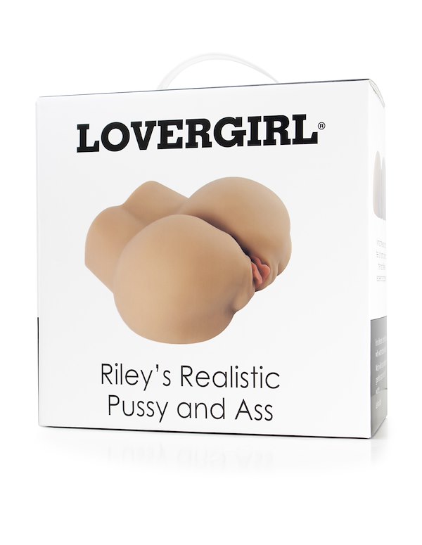 LOVERGIRL - RILEY's REALISTIC PUSSY AND ASS STROKER - IMPERFECT BOX ALT3 view Color: CAR