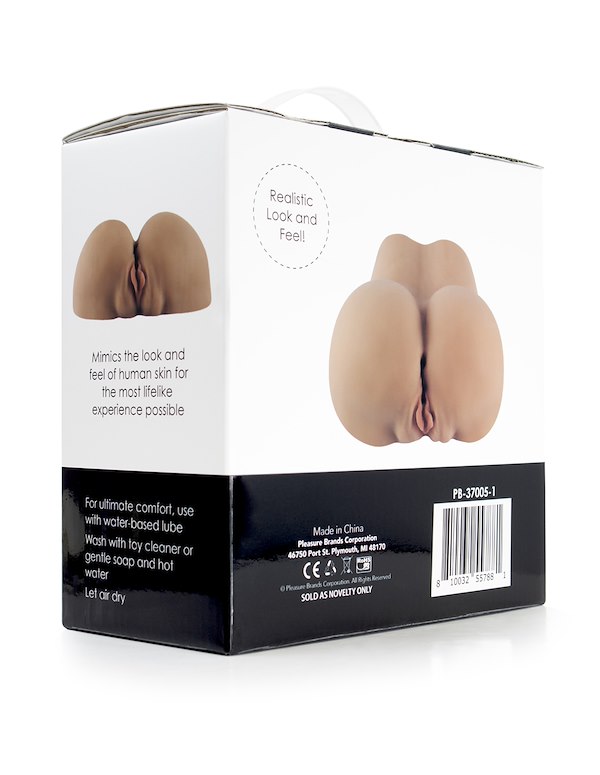 LOVERGIRL - RILEY's REALISTIC PUSSY AND ASS STROKER - IMPERFECT BOX ALT4 view Color: CAR