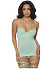 Additional AQUA view of product ZOE OIL SLICK WRAP GARTER CHEMISE with color code AQ