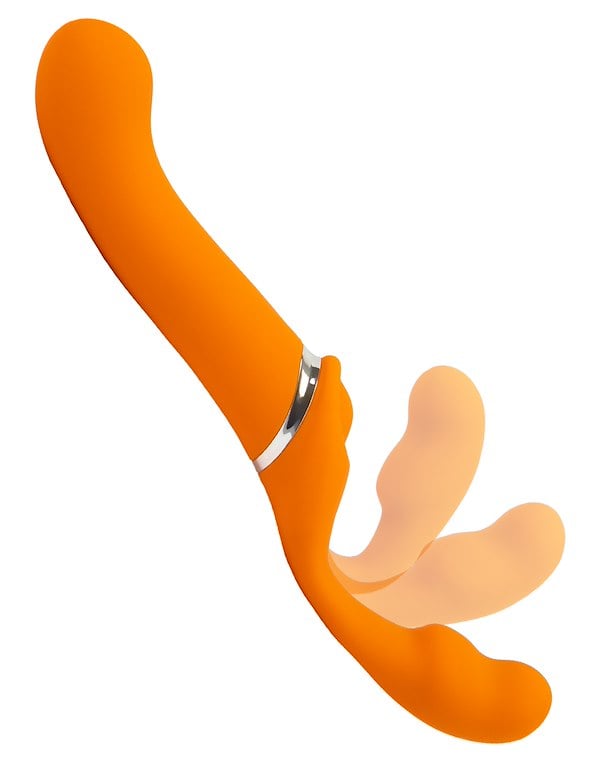One Love - Strapless Strap-On ALT2 view Color: OR