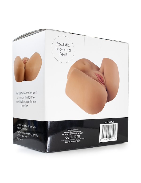 LOVERGIRL - MIA's REALISTIC PUSSY AND ASS STROKER - IMPERFECT BOX ALT5 view Color: CAR