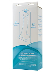 Additional BL view of product SIZABLE SUITOR - 9 BLUE DILDO with color code ALT5