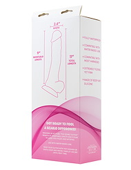 Additional PK view of product SIZABLE SUITOR - 9 PINK DILDO with color code ALT6