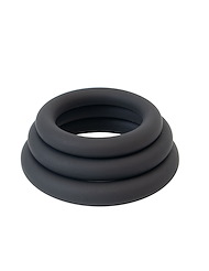 Additional BK view of product STAY STIFF - 3PC COCK RING SET - SMALL with color code ALT1