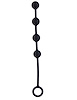 Additional BLACK view of product SWEET CHEEKS - SILICONE ANAL BEADS with color code BK