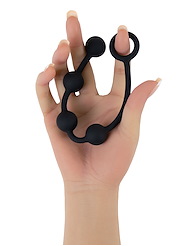 Additional BK view of product SWEET CHEEKS - SILICONE ANAL BEADS with color code ALT2