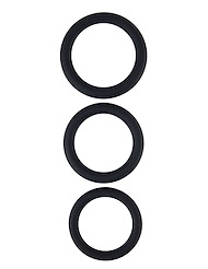 Additional BK view of product STAY STIFF - 3PC COCK RING SET - LARGE with color code ALT1