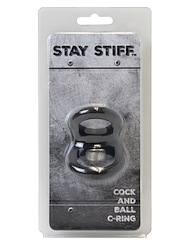 Additional BK view of product STAY STIFF - COCK AND BALL C-RING with color code ALT5