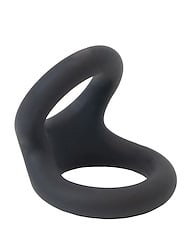 Alternate back view of STAY STIFF - COCK AND BALL C-RING