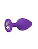Additional PURPLE view of product FEM GEM - SILICONE PLUG W/ PURPLE GEM with color code PR
