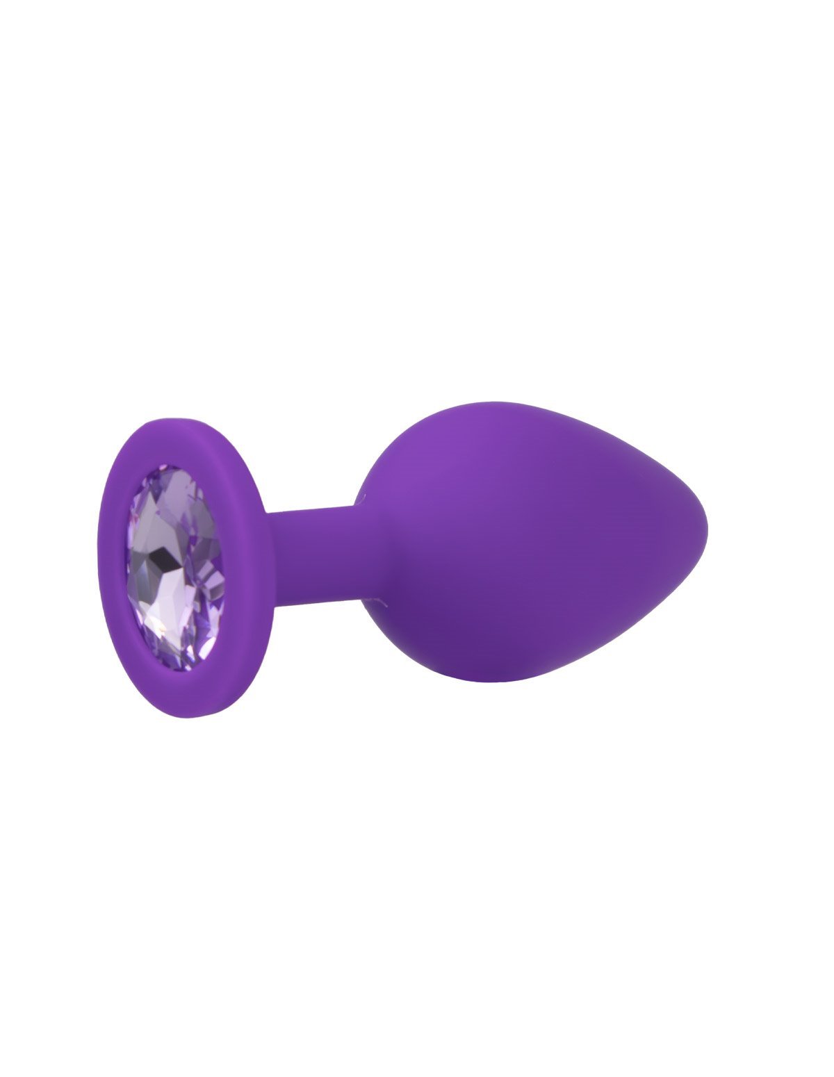 alternate image for Fem Gem - Silicone Plug W/ Purple Gem