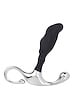Additional BLACK/SILVER view of product OPULENCE - WEIGHTED PROSTATE PLUG with color code BKS
