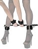 Additional BLACK view of product KINK & CONSENT - SPREADER BAR W/ ADJUSTABLE CUFFS with color code BK